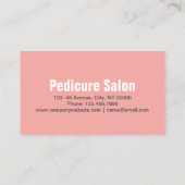 Aromatherapie Pedicure Salon manicurist pedicurist Visitekaartje (Achterkant)