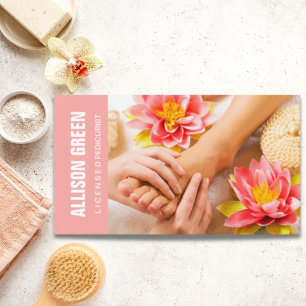 Aromatherapie Pedicure Salon manicurist pedicurist Visitekaartje