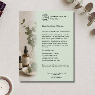 Aromatherapie Spa Bedrijf Salie Groen Aangepast Lo Flyer