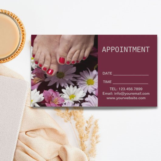 Aromathérapie SPA Nail Salon Pédicure Rendez-vous