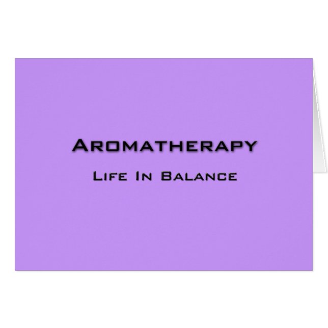Aromathérapie - Texte noir (Devant horizontal)