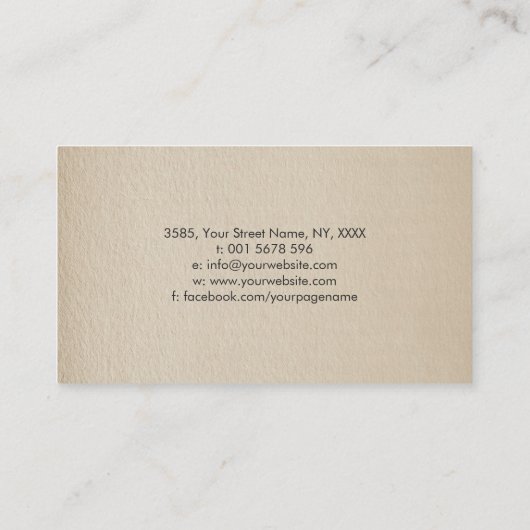 Aromatherapiën Pencil Schets Visitekaartje (Achterkant)