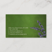 Aromatherapieoliën en -Planten Visitekaartje (Achterkant)