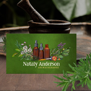 Aromatherapieoliën en Planten Visitekaartje
