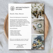 Aromatherapy Spa Custom Logo Promotional Business Flyer