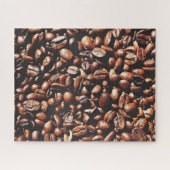 Aromatische koffiebonen - legpuzzel (Horizontaal)