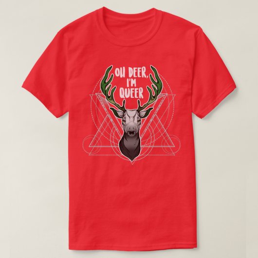 Aromc Oh Herten im Queer T-shirt (Design voorkant)