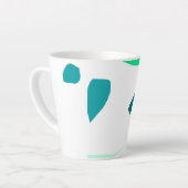 Arôme de menthe illustration latte Mug (Angle gauche)