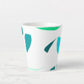 Arôme de menthe illustration latte Mug (Devant)