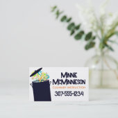 Arômes éclatants cuisine cuisinier carte de visite (Debout devant)