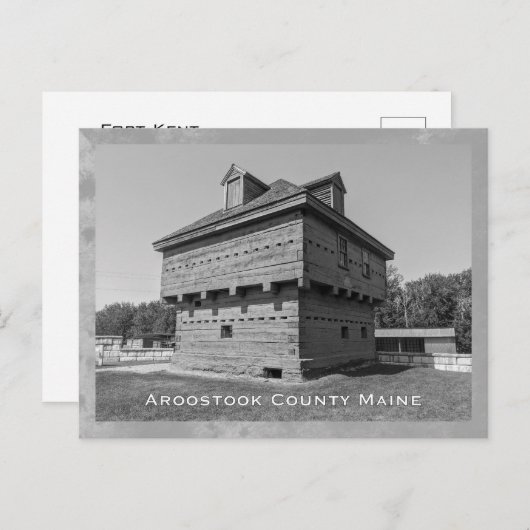 Aroostook County Maine Briefkaart (Voorkant / Achterkant)