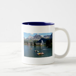Arosa in Zwitserland Tweekleurige Koffiemok