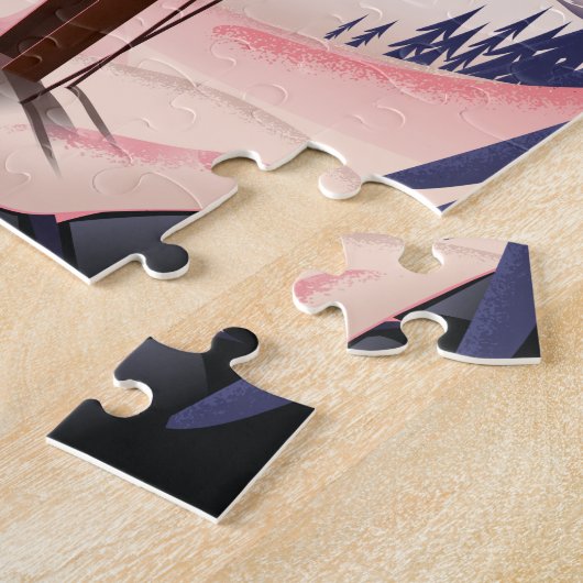 Arosa Lenzerheide, Zwitserland ski-poster. Legpuzzel (Zijkant)