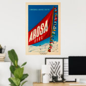 Arosa, Suisse, Affiche de voyage de ski (Bureau à domicile)