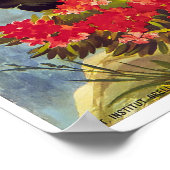 Arosa, Suisse, Affiche de voyage de ski (Coin)