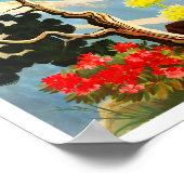 Arosa Suisse vintage travel Poster (Coin)