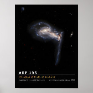 Arp 195 Atlas van Bijzondere Stelsels Poster