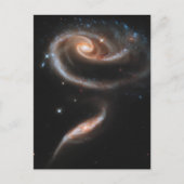 ARP 273 Interagerende sterrenstelsels in Andromeda Briefkaart (Voorkant)