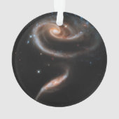 ARP 273 Interagerende sterrenstelsels in Andromeda Ornament (achterkant)