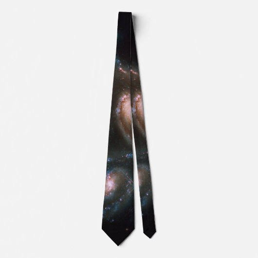 Arp 274 Galaxies NASA Space Black Stropdas (Voorkant)