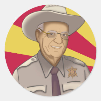 Arpaio: Welkom in Arizona Ronde Sticker