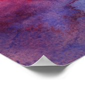 Arpeggi Waterverf Art Print Poster (Hoek)