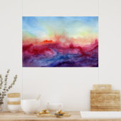 Arpeggi Waterverf Art Print Poster (Keuken)