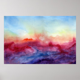 Arpeggi Waterverf Art Print Poster