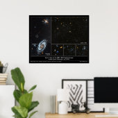 Arp's Loop in M81 - Poster du groupe de galaxies M (Bureau à domicile)