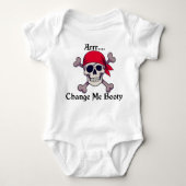 Arr Changez-moi cul bébé Body One Piece (Devant)