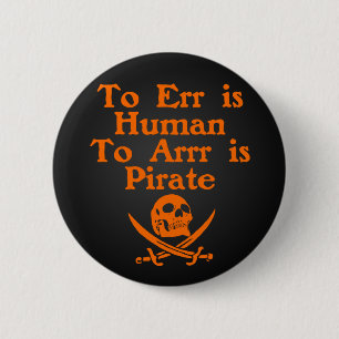 Arr is Pirate Button
