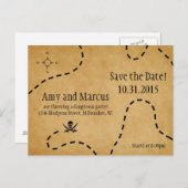 Arr. Pirate Thaise Partij Aankondigingskaart (Voorkant / Achterkant)