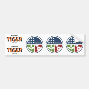 ARRA TIGER Recovery/Stimulus 2,5-inch stickers (5)