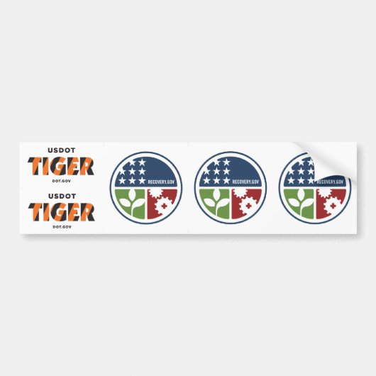 ARRA TIGER Recovery/Stimulus 2,5-inch stickers (5) (Voorkant)