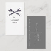 arrache le carte de visite (Devant / Derrière)