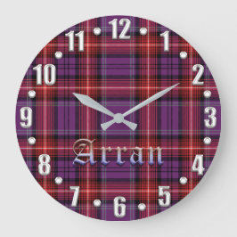 Arran District Tartan Grote Klok