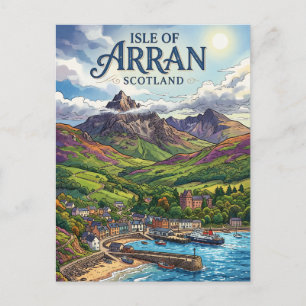 Arran-eiland Schotland Briefkaart