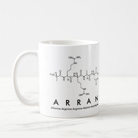 Arran peptide nom mug (Gauche)