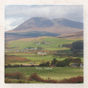 Arran, Schotland schilderachtig landschap Glazen Onderzetter