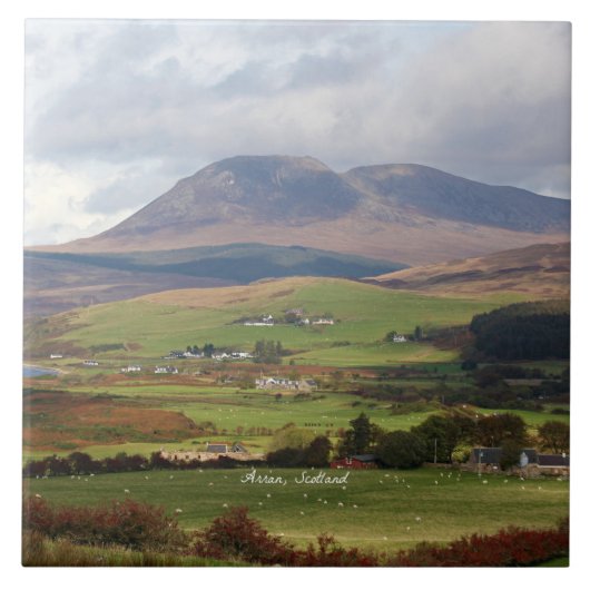 Arran, Schotland schilderachtig landschap Tegeltje (Voorkant)