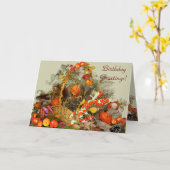 ARRANGEMENT D'AUTOMNE ~ Carte (Fleur jaune)