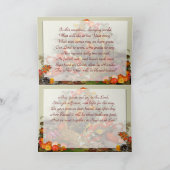 ARRANGEMENT DE L'AUTOMNE ~ Carte Nouvel An (Ami) (Intérieur)