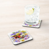 Arrangement de Pansy ~ Dessous de verre (Côté Droit)