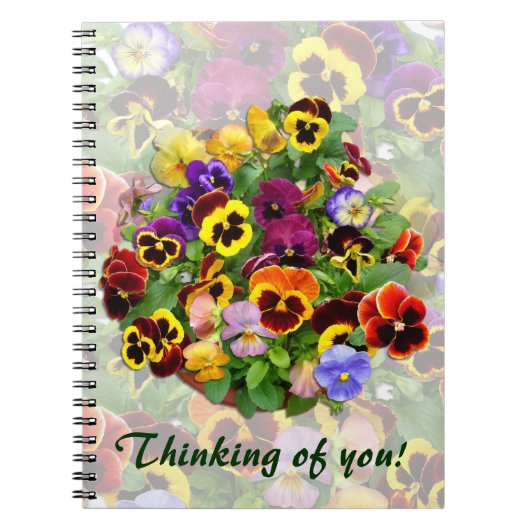 Arrangement de Pansy ~ Livre de Notes (Devant)