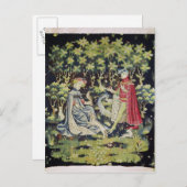 Arras Tapestry, aanbieding van het hart Briefkaart (Voorkant / Achterkant)