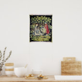 Arras Tapestry, aanbieding van het hart Poster (Keuken)