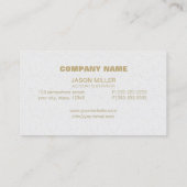 Array en Line Monogram Professional Gold ID313 Visitekaartje (Achterkant)