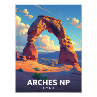 Arrays NP Utah - Vintage Poster - Illustratie