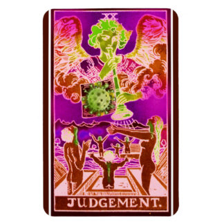 Arrest Coronavirus Art Tarot Kaart Magneet