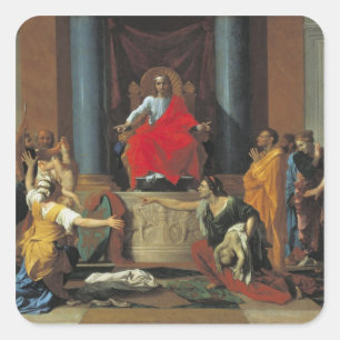 Arrest Solomon, 1649 Vierkante Sticker